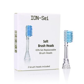 ION-Sei Electric Toothbrush | Replacement Brush Heads | 2 Brush Heads per Pack