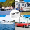 Pontoon Cup Holder, Double Drink Holder for Boat, Stainless Steel