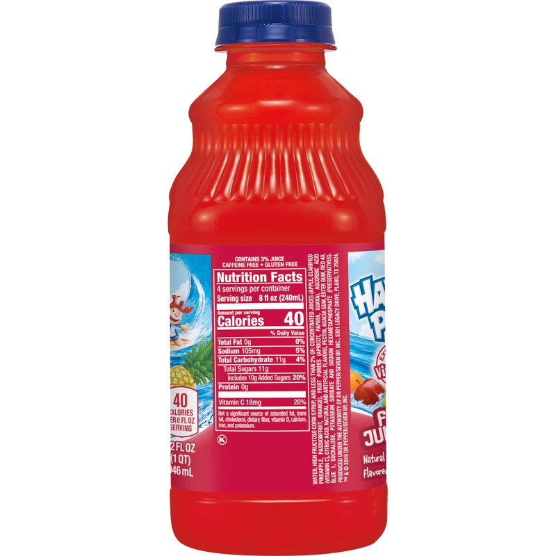 Hawaiian Punch Fruit Juicy Red Fruit Juice Drink, 32 Fl