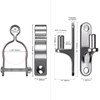 Insaga 2Pack Wall Mount Gate Hinge | 1-3/8'' Chain Link