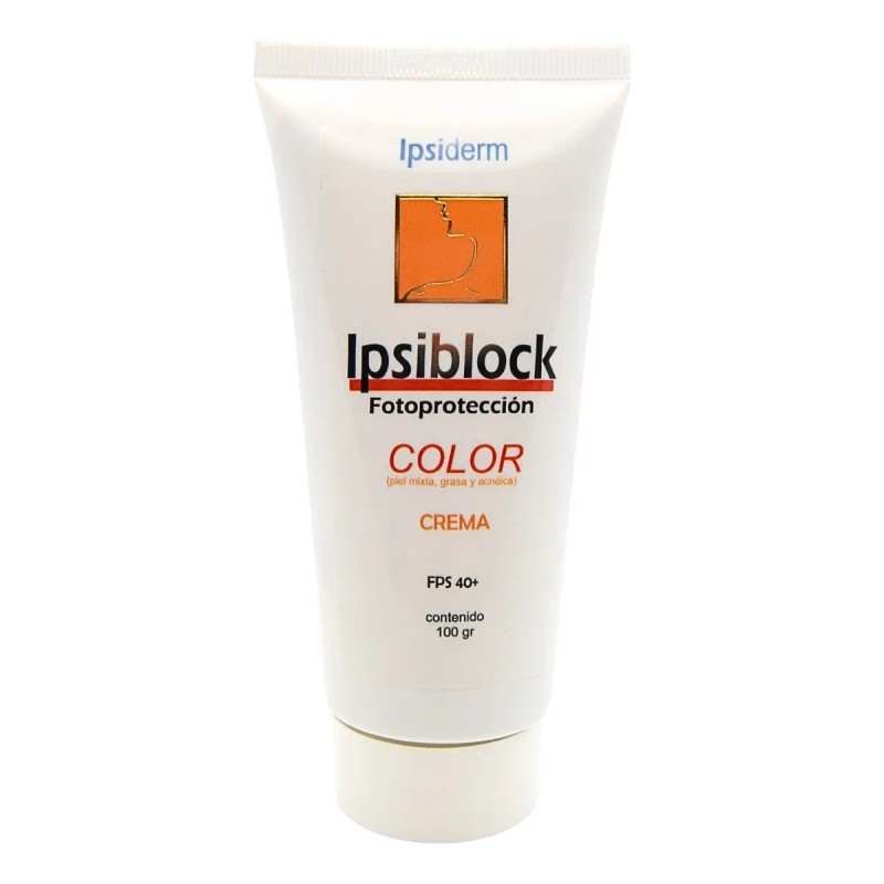 Ipsiblock Crema Fotoprotección Fps Mineral Ipsiderm Piel Sensible Mixta Grasa