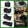Snuopfy Car Trunk Organizer,115L Heavy Duty Collapsible Trunk Storage, with