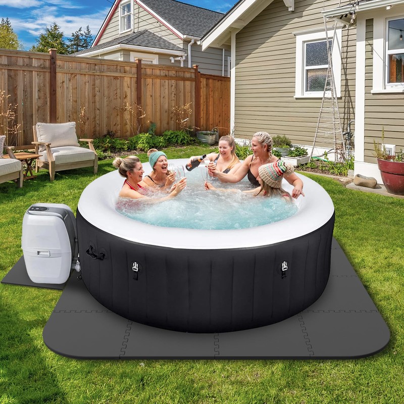 AFFLUENT 85IN 1/4" 6MM Thickness Inflatable Hot Tub Mat for