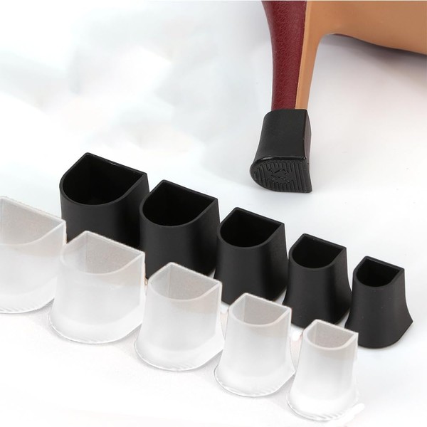 10 Pairs Heel Caps Protectors for High Shoes,Durable Heel Tips