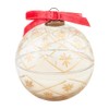 Mud Pie Glass Ornament Candles, Clear, 7 oz