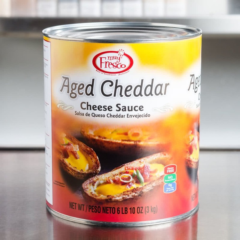 Real Fresh Aged Cheddar Nacho Cheese Sauce #10 Can By