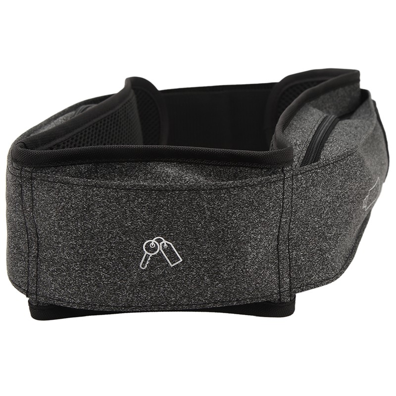 Running Waist Bag Multi Independent Pockets Elastic Breathable Thin Light