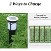 QBLPOWER Solar Light Batteries AAA Triple A NiMH 600mAh 1.2V