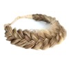 STHEJFB Braid Headband 2 Strands Messy Classic Chunky Plaited Wide