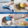 4 Pieces Large Sponges for Cleaning Thick Foam Scrubber Kit