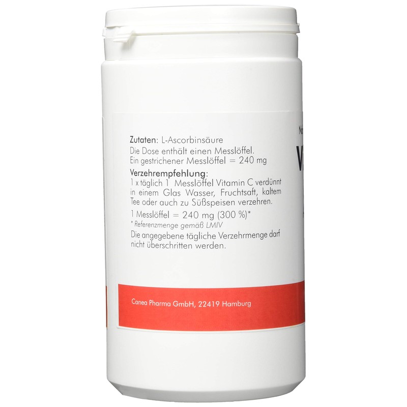 Pharma-Peter Vitamin C Canea Ascorbic Acid Powder Tub, 1000 g