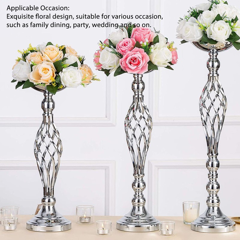 Table Candlestick Ornament Iron Twisted Curb Candle Holder Decorative Ornament