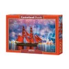 Castorland C-104482-2 Puzzle 1000 pièces : Frégate Rouge, Colourful