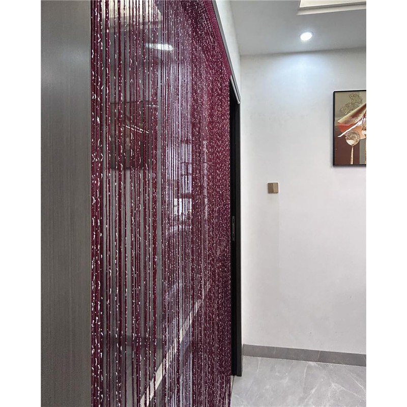 ave split Decorative Door String Curtain Wall Panel Fringe Window