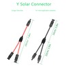 WOODGUILIN Solar Cable Y Splitter 4 mm² Cable Solar Panel