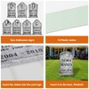 Arosche Halloween Horror Tombstone Plastic Yard Signs 7Pcs with Stakes