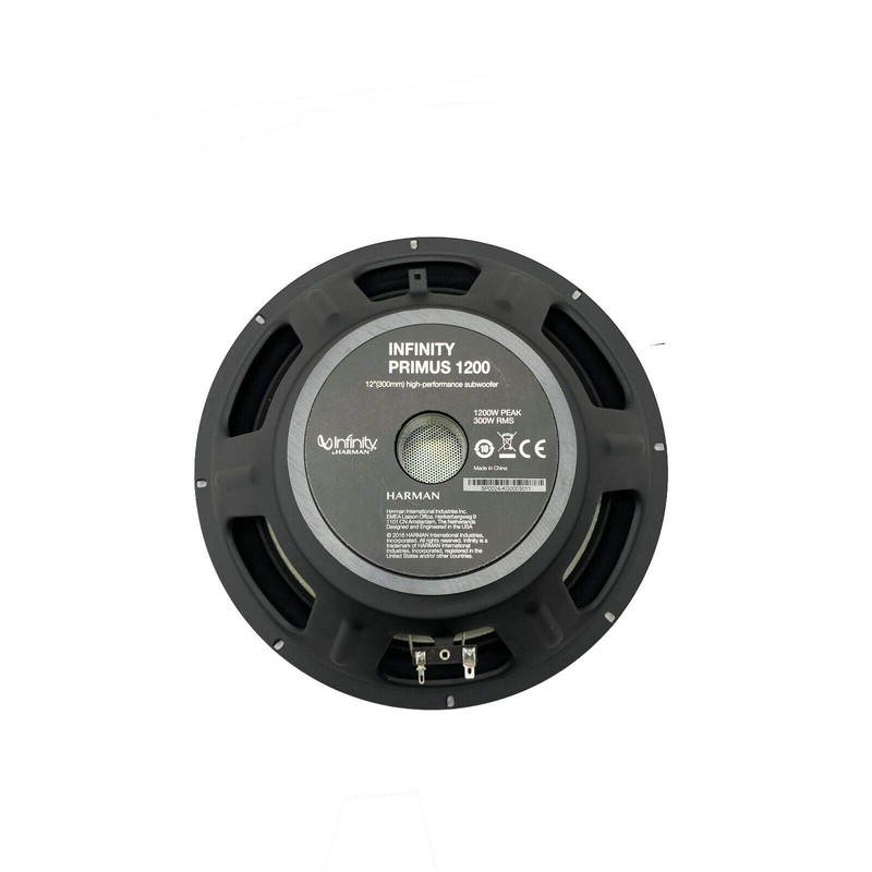 Infinity Primus 1200 12" Inch 2400W Car Audio Subwoofer High