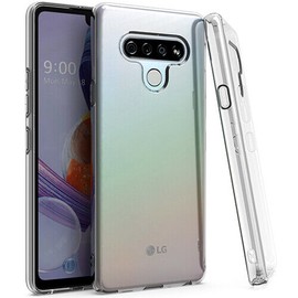 EMAX For LG Stylo 6 - Ultra Thin Soft TPU Rubber Transparent Clear Skin Case Cover