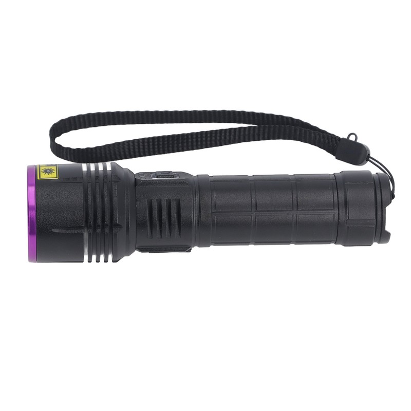 365nm UV Flashlight USB Rechargeable Portable Ultraviolet Torch Light Pet