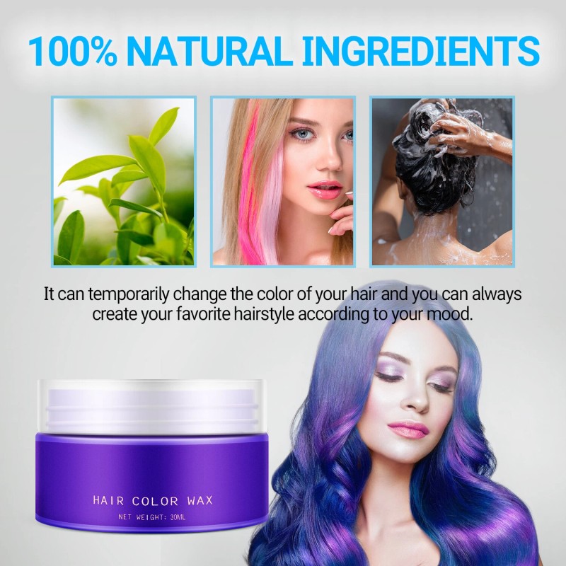 DONWELL 3-in-1 Herbal Hair Dye Shampoo-100% Grey Coverage Instant Color