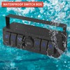 Joinfworld 6 Gang Rocker Switch Box Waterproof 12V SPST ON/Off