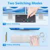 KVM Switch 3 Monitors 2 Computers, HDMI 4K@60Hz KVM Switch