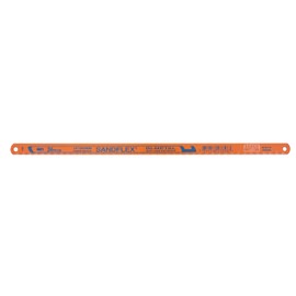 Bahco 3906-250-24-5P 24 TPI"Sand Flex" Bi-Metal Hand Hacksaw Blade, Orange, 250 mm, Set of 5 Piece
