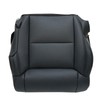 SecosAutoparts Driver & Passenger Bottom Replacement Black Leather Seat Covers