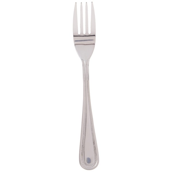 Winco 12-Piece Dots Salad Fork Set, 18-0 Stainless Steel, Silver