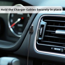 Roctee 8 Pack Cord Organizer Holder, Magnetic Cable Clips Managements, Adhesive Wire Keeper for Home Office Desk Phone Car Wall Desktop Nightstand