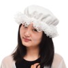 BLESSUME Women's Colonial Mob Hat White