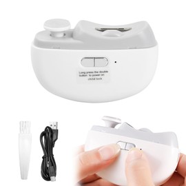 Automatic Electric Nail Cutter, USB Electric Nail Cutter, Portable Electric Nail Cutter, 2-in-1 Electric Automatic Nail Clippers, Nail File for Children, Adults, Seniors