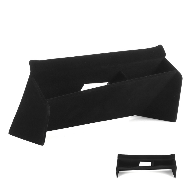 Center Console Storage Box Suede Organizer Case Tray Fit for