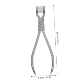 SHINEOFI Stainless Steel Glasses Frame Pliers Pliers Ratchet Eyeglass Tool Ring Bending Bracelet Bending Metal