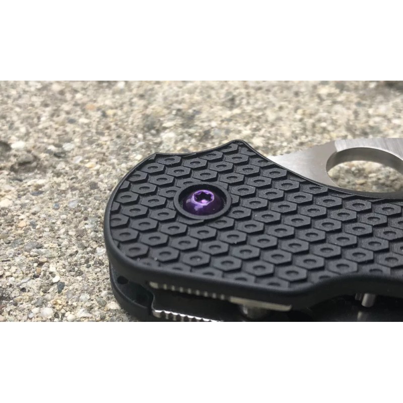 DH Translucent Purple Torx Screws Set For Spyderco Sage 1