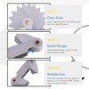 Glarks 4 Pack R0.3-1.5/ R1-6.5/ R7-14.5/ R15-25 Radius Gauge Set,