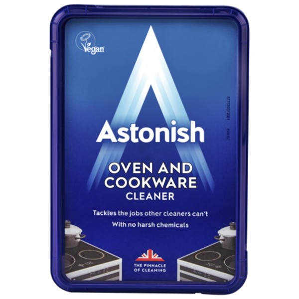 Astonish Oven & Cookware Cleaning Paste For Glass, Appliances, Ceramics, Stovetop & Pyrex - All Purpose Kitchen Cleaner - Heavy Duty Stainless Steel Degreaser Removes Baked On Grease & Grime, 150g Tub