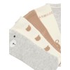 Vertbaudet Pack of 5 Baby Socks Bear, white, 23 -