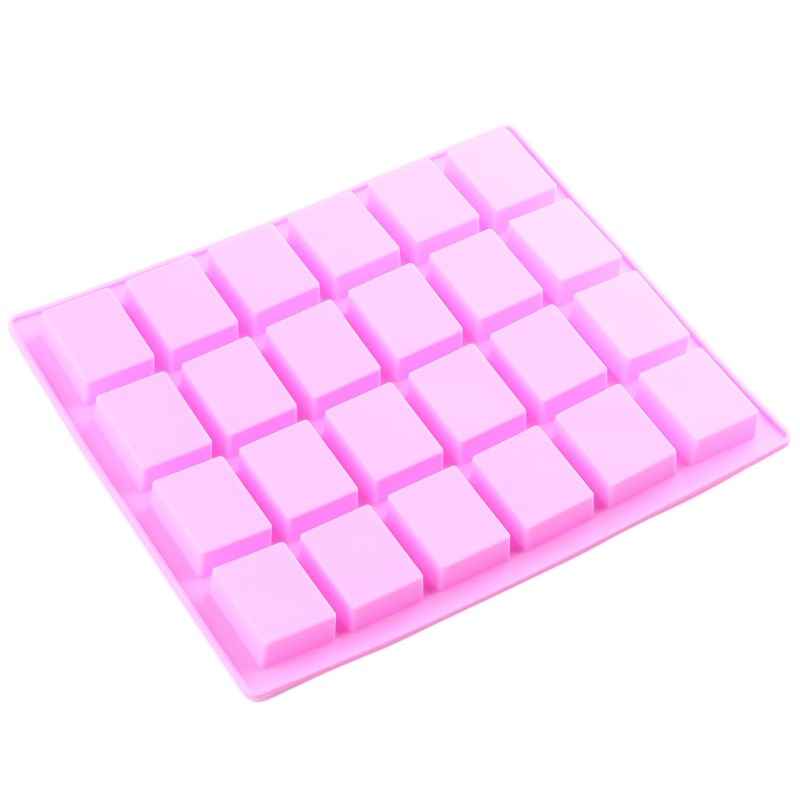 AIBOYA 24 Cavity Rectangle Silicone Candy Molds For Candy Caramel