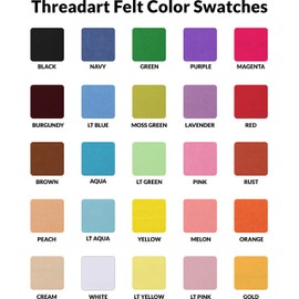 Rollo de fieltro de alta calidad Threadart, 30,5 cm x 9,1 m, color burdeos, tacto suave de lana, 1,2 mm de grosor para manualidades, costura, proyectos de manualidades | Compatible con Cricut Maker