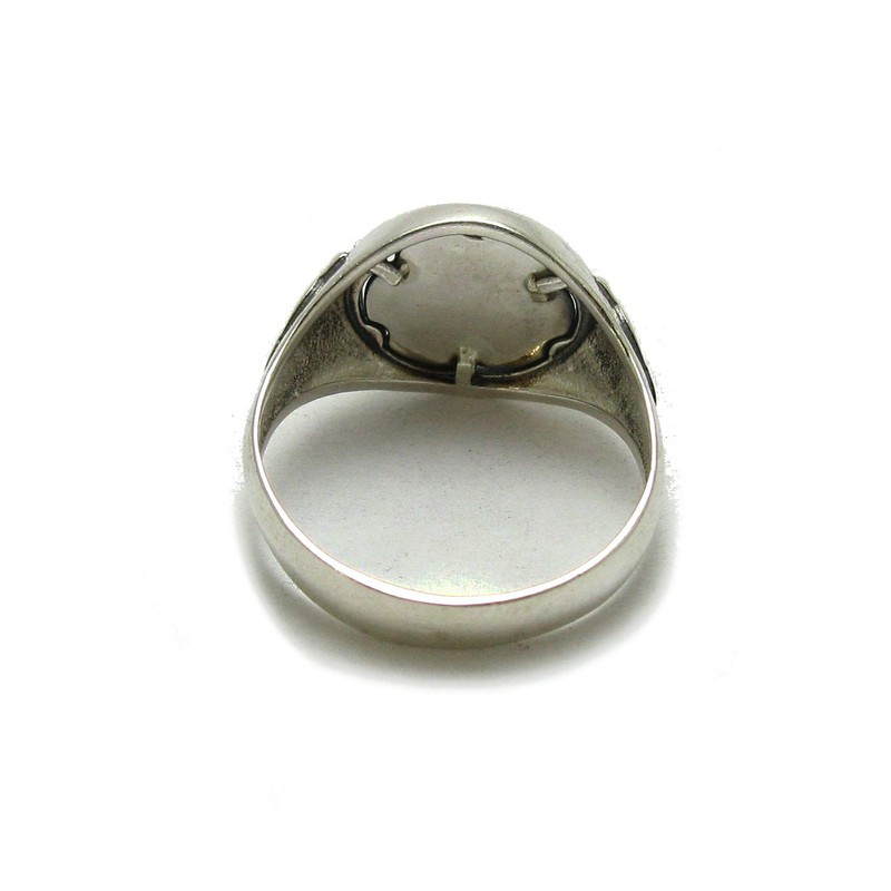 Sterling silver Celtic men's ring solid hallmarked 925 Triskelion R001790