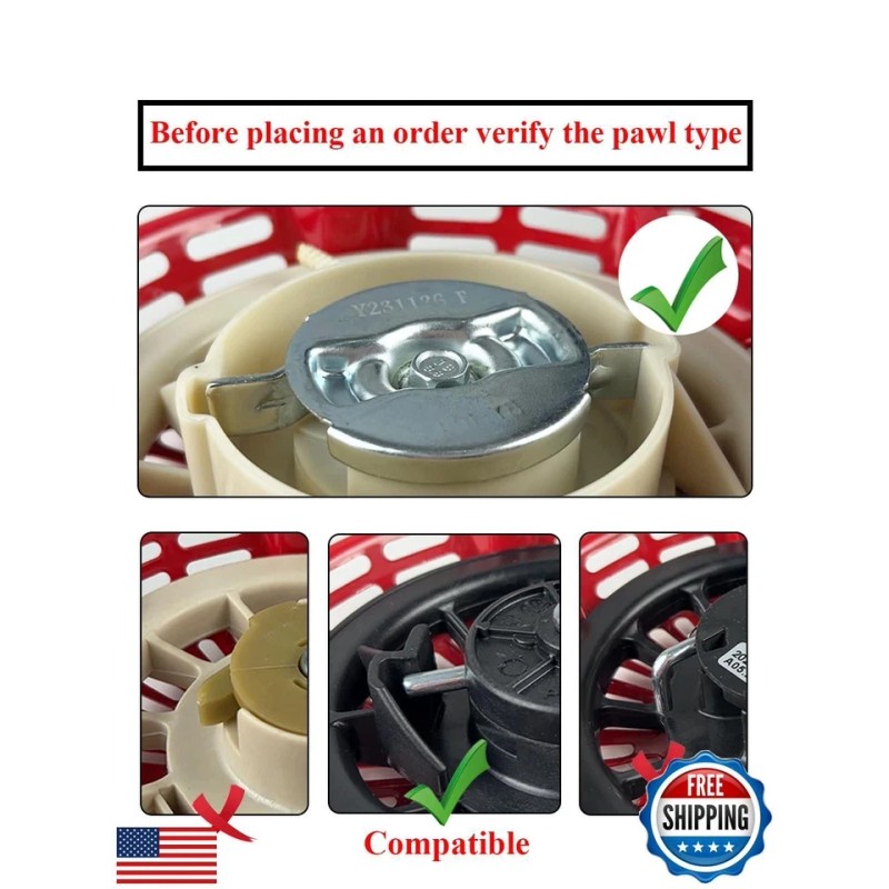 for Honda Recoil Starter Pull Start Assembly For Coleman CT200U