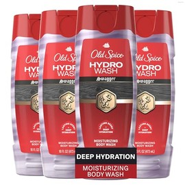 Old Spice Gel de ducha hidratante para hombres, Hydro Wash, aroma duradero 2 en 1 e hidratación profunda, fresco de ducha 24/7, aroma Smoother Swagger