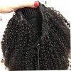 BIUDECO Real Hair Ponytail Extension Pc in Curly Drawstring Ponytail