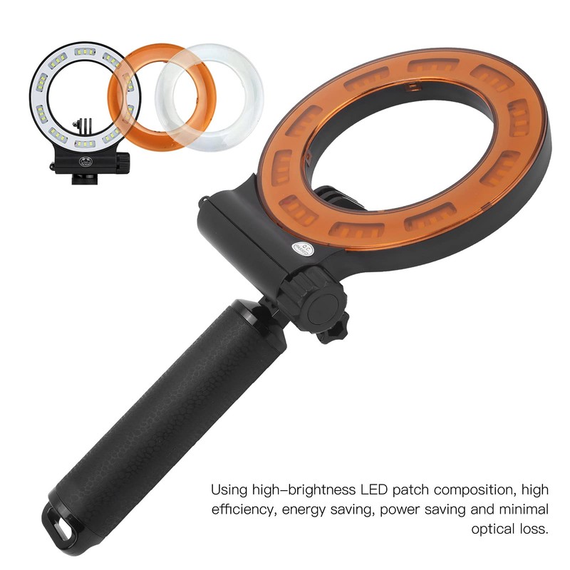 Vbestlife Diving LED Light, 40 Meter Camera Waterproof Ring Light,