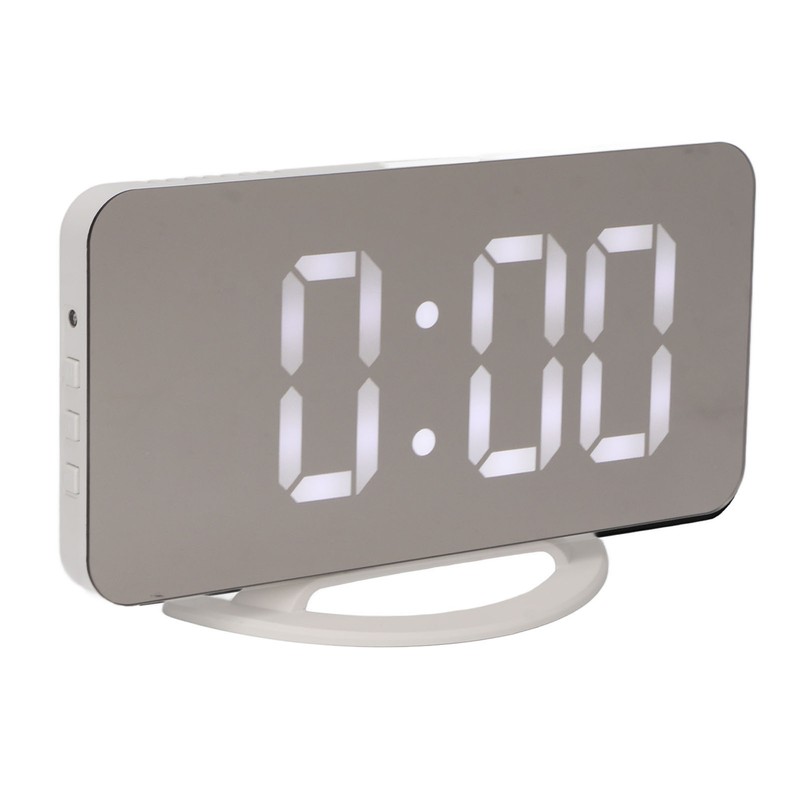 Alarm Clock Dual USB Output 3 Levels Brightness Light Sensing