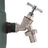 1/2" adaptor/connector+bib tap for water butts/rain barrel & water tanks