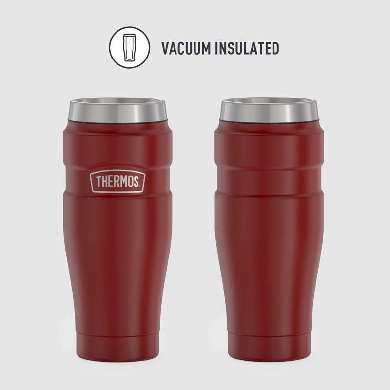 Thermos - Vaso de viaje con aislamiento al vacío, acero