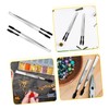 DOITOOL 2pcs Multi-purpose Tweezers Stamp Tweezer for Collecting Jewelry and