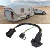 6‑24V 7 Pin to 7 and 4 Pin Trailer Adapter